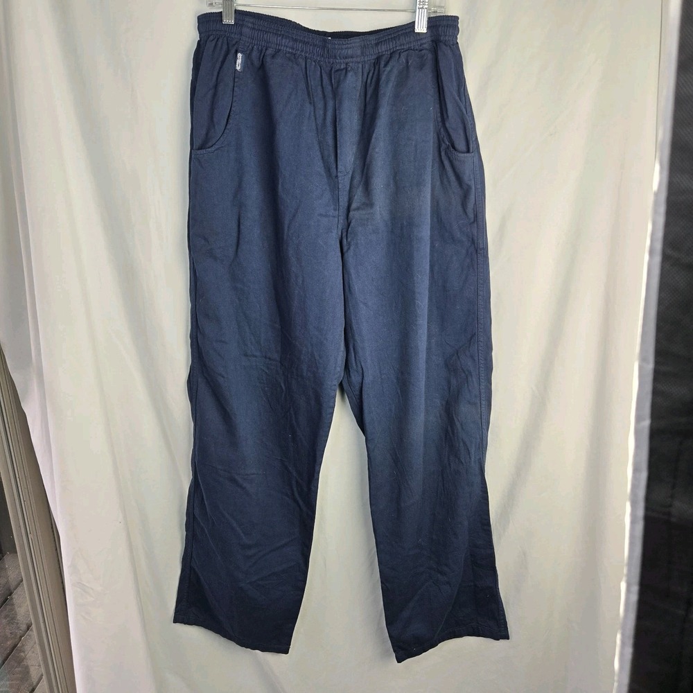 New Crazy Shirts Relaxed Fit Twill Pants Mens XXL Navy Drawstring Waist Weekend